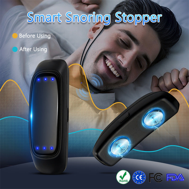 "Smart Anti-Snoring Device: Quiet, Restful Sleep Awaits!"