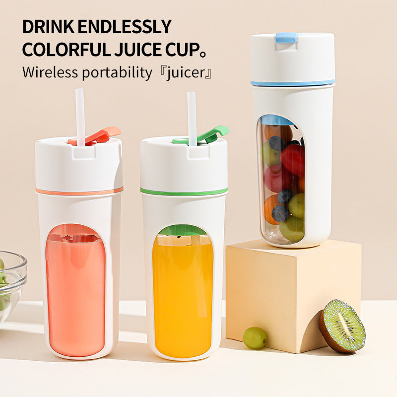 Wireless Electric Juicer: Blend, Squeeze, Crush Anywhere