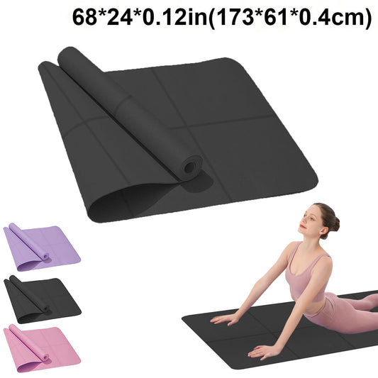 Yoga Mat Anti-skid Sports Fitness Comfort Foam  Mat for Exercise Yoga