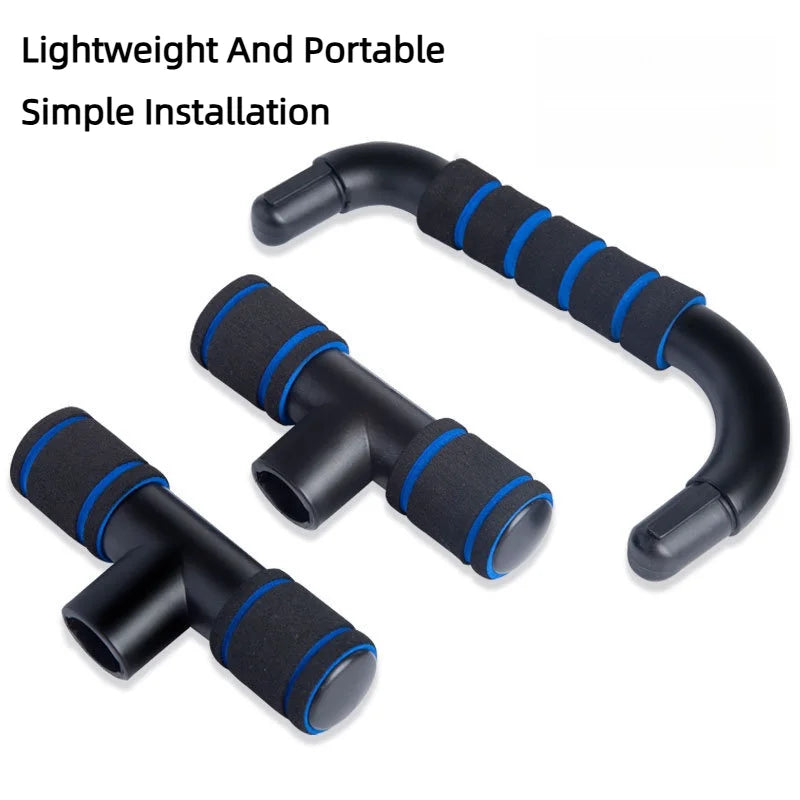 Non-Slip Push Up H-Shaped Pushup Support Bar Power Rack Home Gym