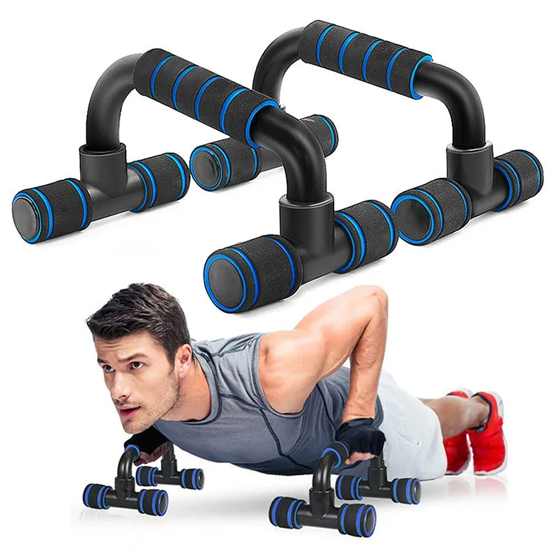 Non-Slip Push Up H-Shaped Pushup Support Bar Power Rack Home Gym