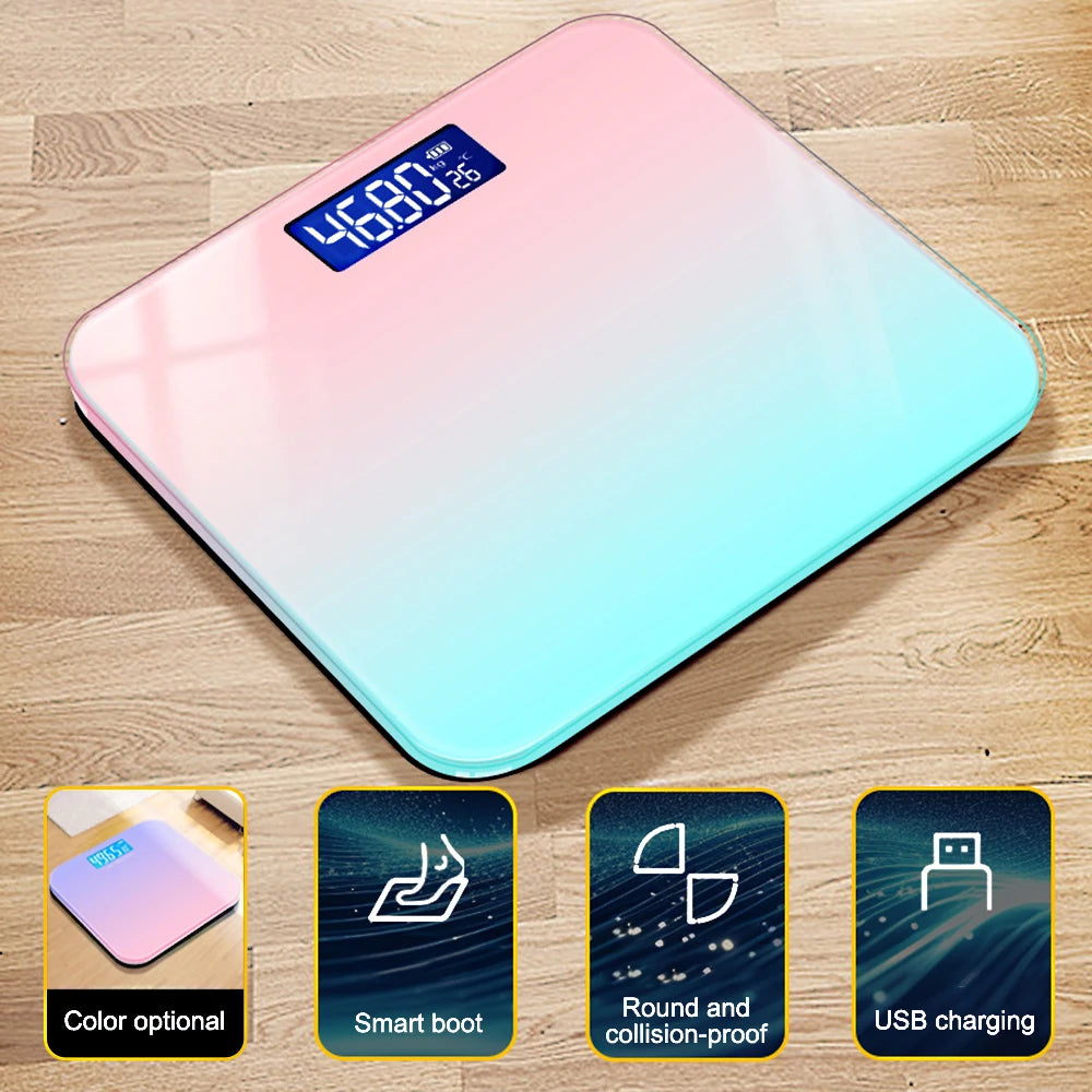 Rechargeable Smart Gradient Body Scale for Health & Weight Measurement