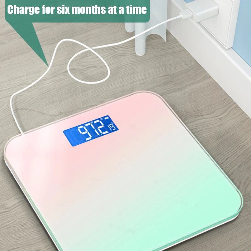 Rechargeable Smart Gradient Body Scale for Health & Weight Measurement