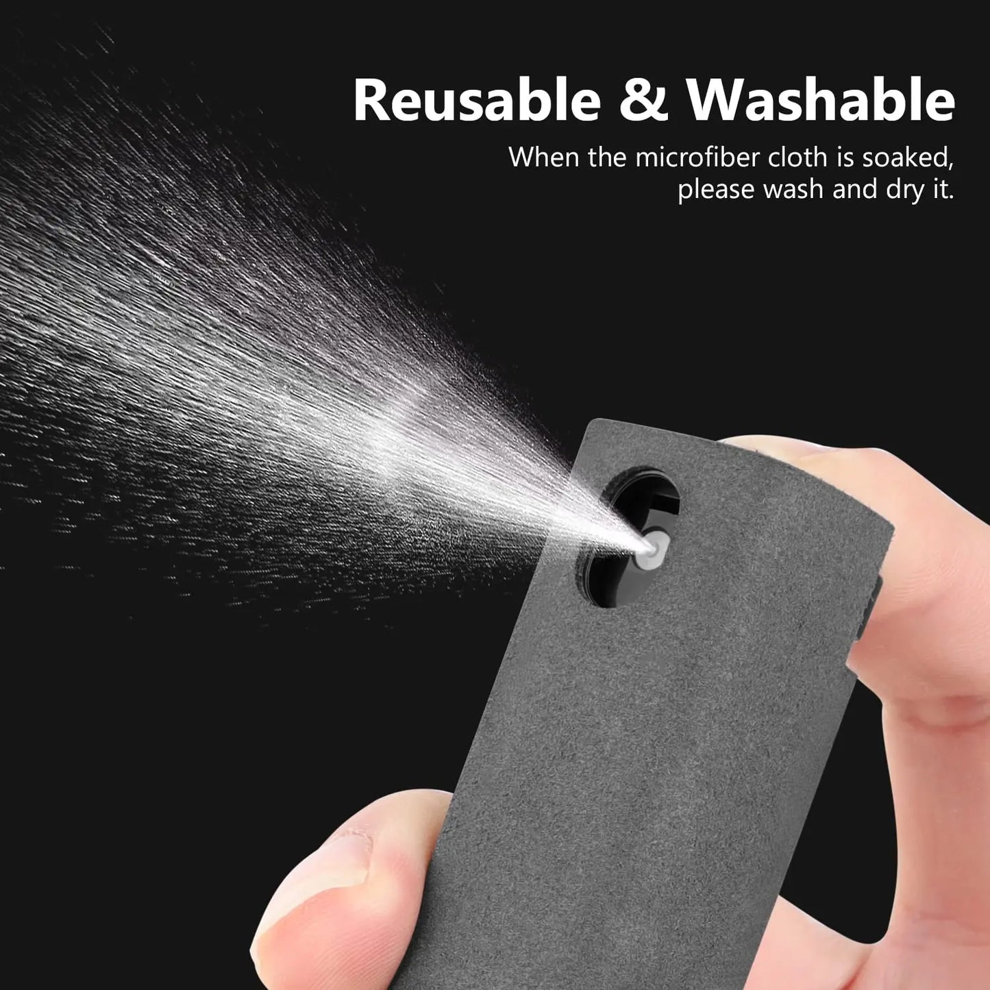 Microfiber Screen Cleaner Spray Bottle Set Mobile Phone Microfiber Wipes